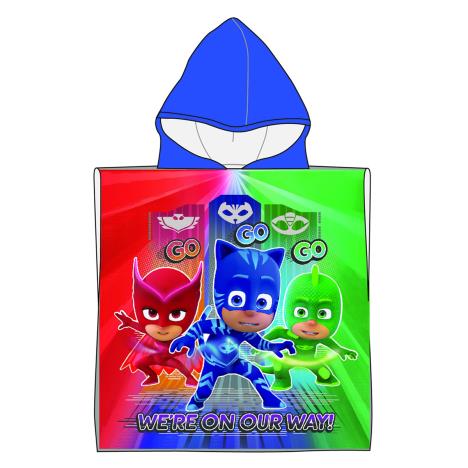 PJ Masks We're On Our Way Hooded Towel Poncho £5.49